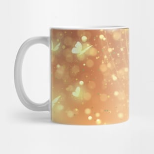 Lotus Flower and Butterflies Fantasy Mug